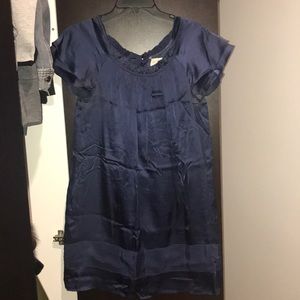 TWISTED HEART SILK DRESS